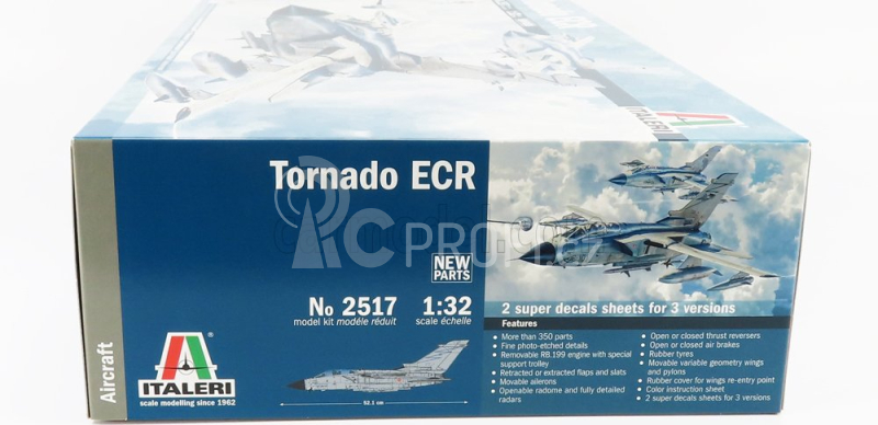 Italeri Panavia aircraft Tornado Ecr Caccia Airplane 1980 - Italské letectvo 1:32