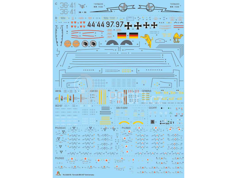 Italeri Panavia Tornado IDS 40. výročí (1:32)