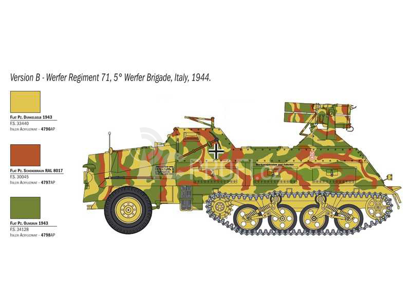 Italeri Panzerwerfer 42 auf Sd.Kfz. 4/1 (1:35)