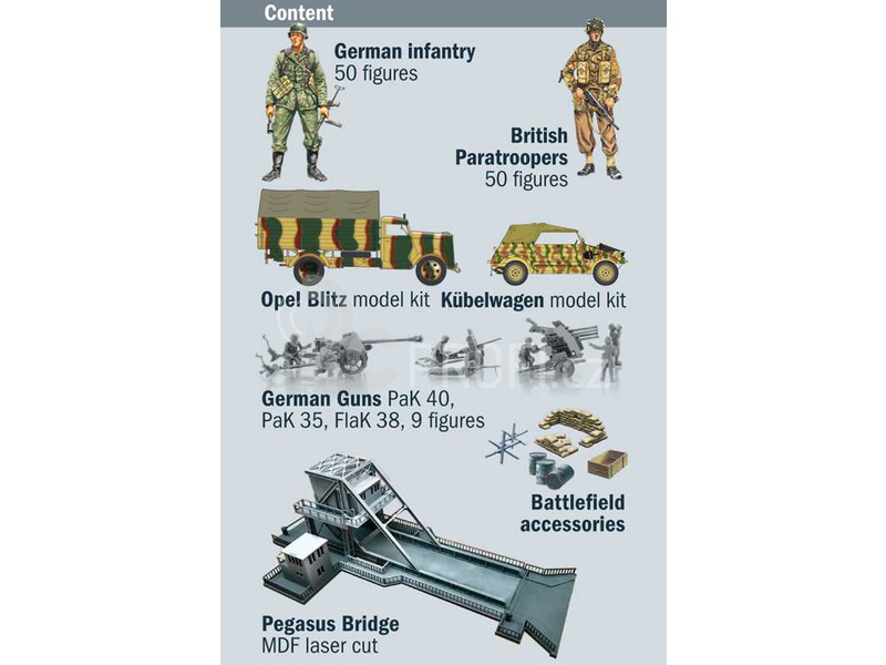 Italeri Pegasus Bridge Airborne Assault (1:72)