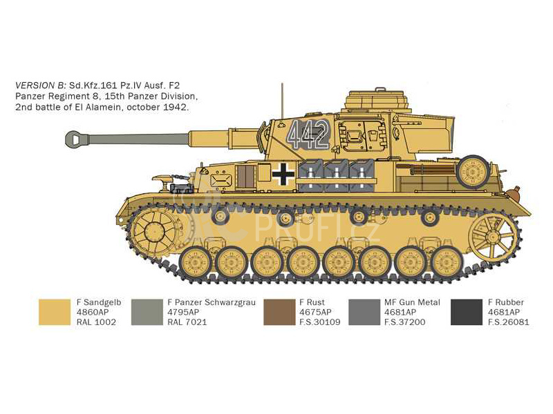 Italeri Pz. IV F1/F2/G with Afrika Korps (1:35)