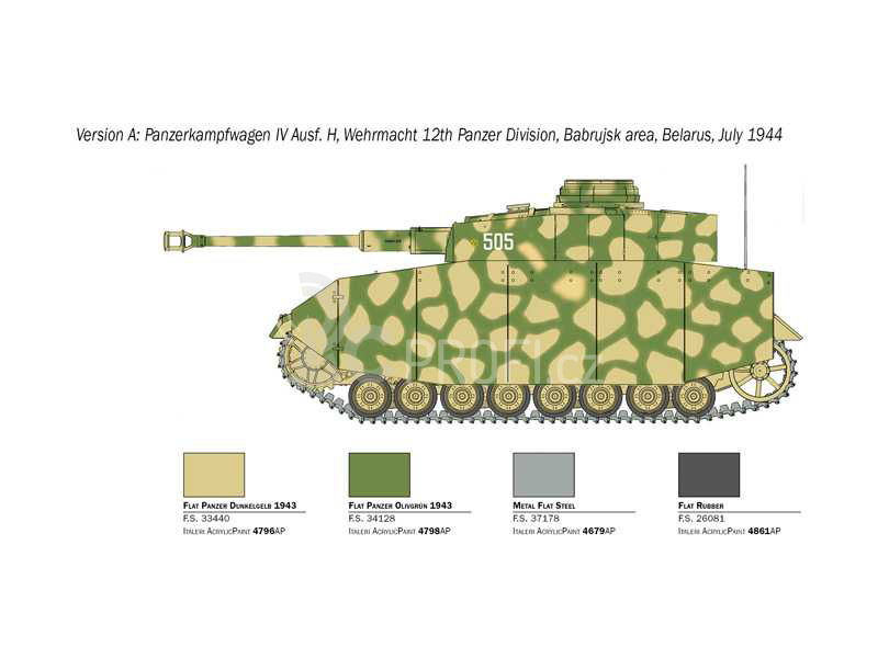 Italeri Pz. Kpfw. IV Ausf. H (1:35)