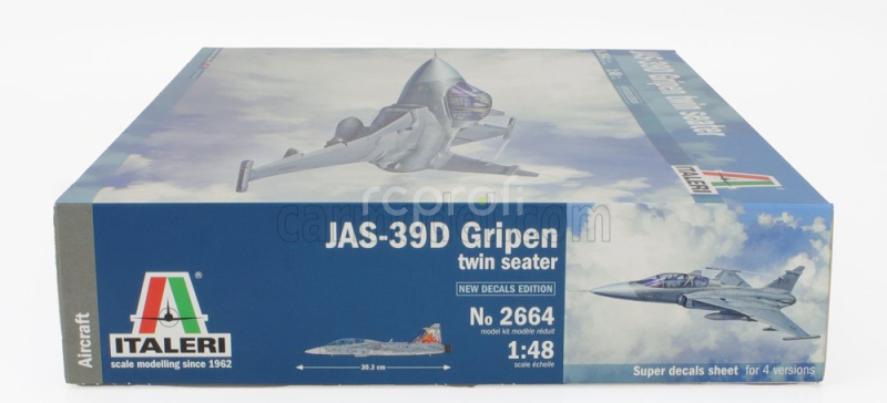 Italeri Saab Jas 39d Gripen Twin Seater Airplane Military 2011 1:48 /