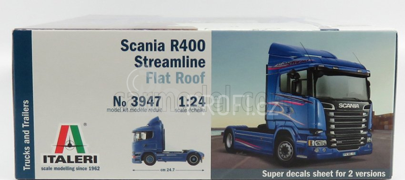 Italeri Scania R400 Streamline Flat Roof Tractor Truck 2-assi 2010 1:24 /