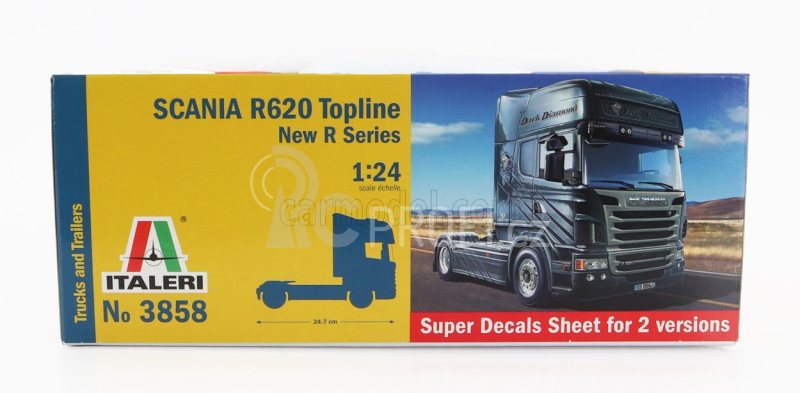 Italeri Scania R620 Tractor Truck Topline 2-assi 2009 1:24 /