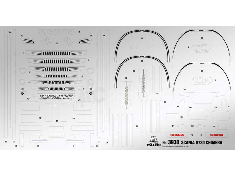 Italeri Scania R730 Streamline Team Chimera (1:24)