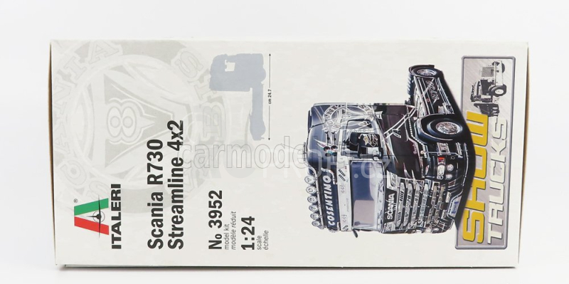 Italeri Scania R730 Tractor Truck Streamline 2-assi 2011 1:24 /