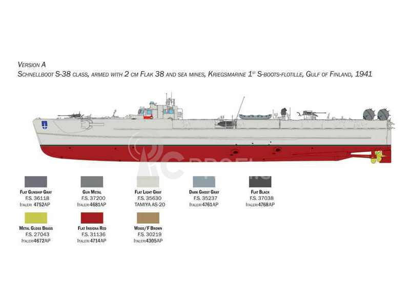 Italeri Schnellboot S-26/S-38 (1:35)
