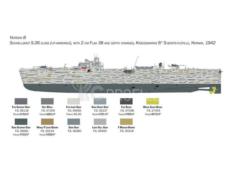 Italeri Schnellboot S-26/S-38 (1:35)