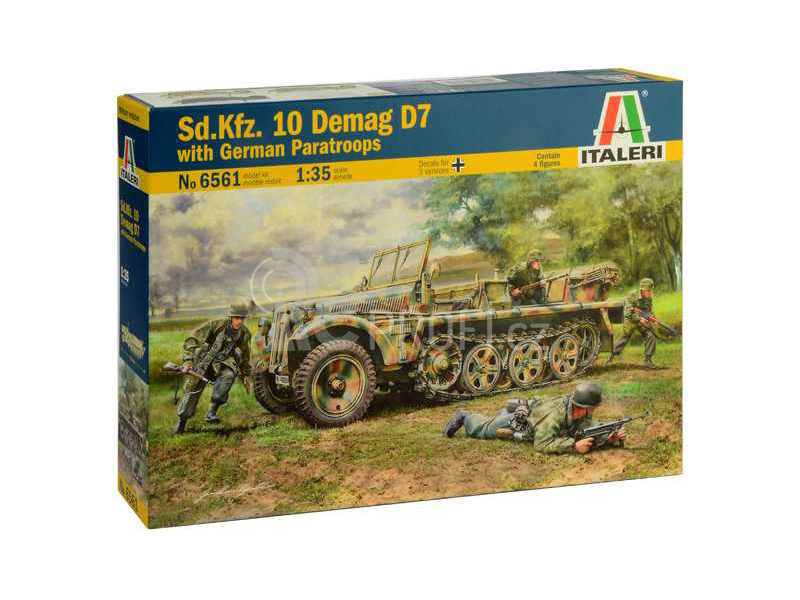 Italeri Sd. Kfz. 10 Demag D7 s výsadkáři (1:35)