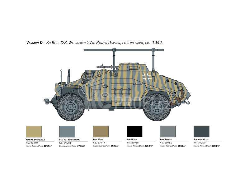 Italeri Sd. Kfz. 222-223 (1:56)