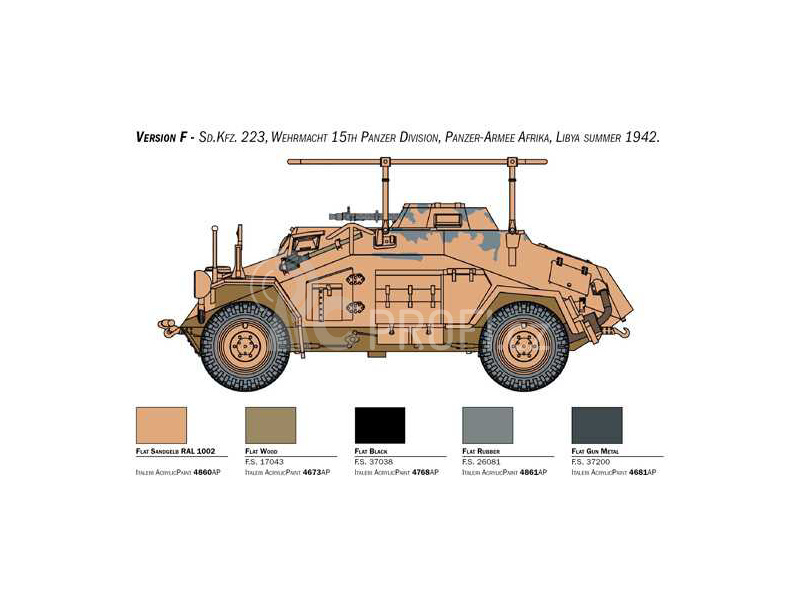 Italeri Sd. Kfz. 222-223 (1:56)