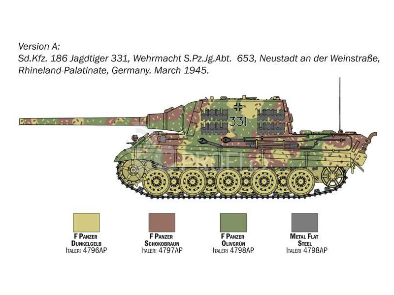 Italeri Sd.Kfz. 186 Jagdtiger (1:56)