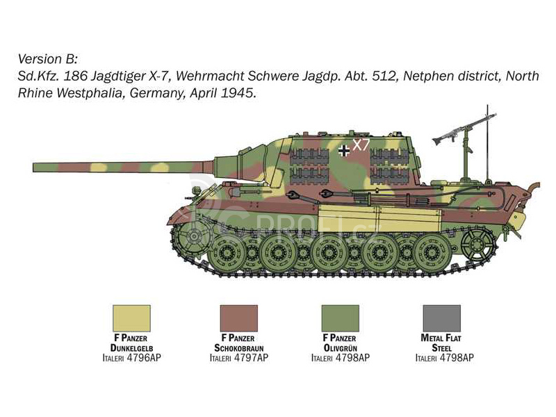 Italeri Sd.Kfz. 186 Jagdtiger (1:56)