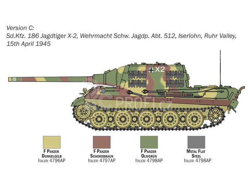 Italeri Sd.Kfz. 186 Jagdtiger (1:56)