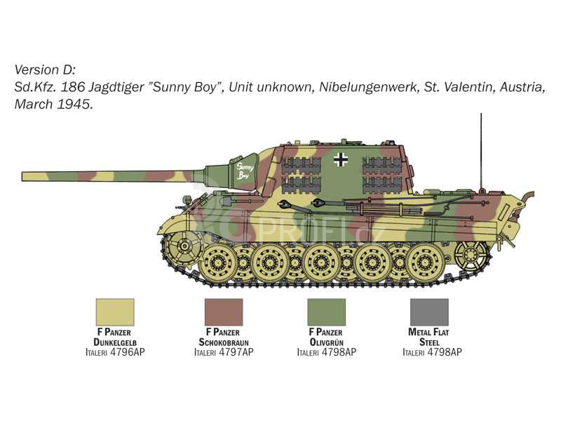 Italeri Sd.Kfz. 186 Jagdtiger (1:56)