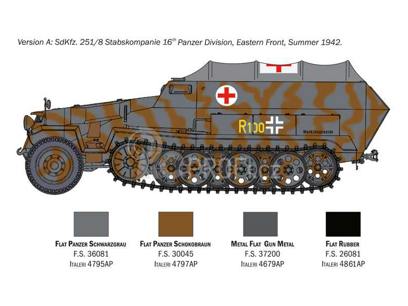 Italeri Sd.Kfz. 251/8 Ambulance (1:72)