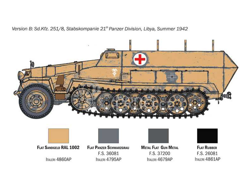 Italeri Sd.Kfz. 251/8 Ambulance (1:72)