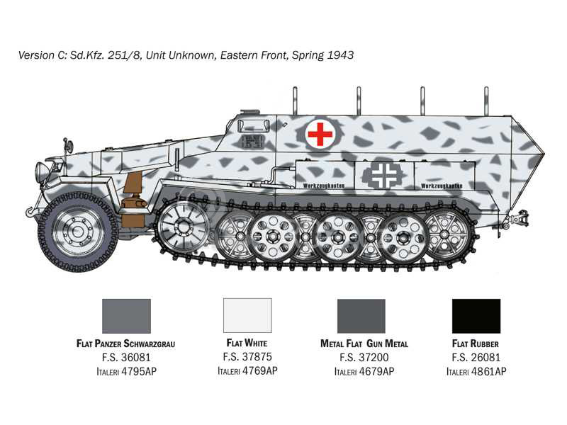 Italeri Sd.Kfz. 251/8 Ambulance (1:72)