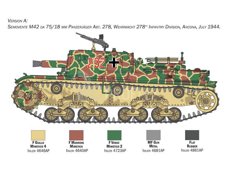 Italeri Semovente M42 da 75/18 (1:35)