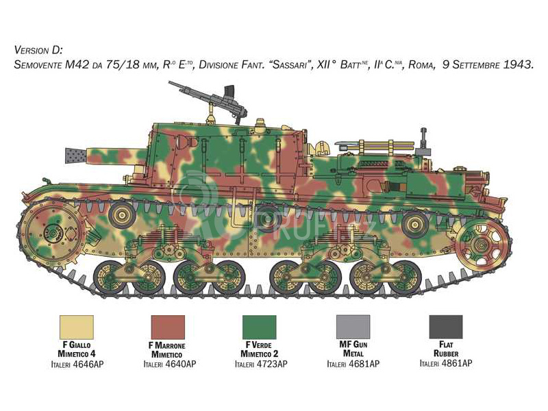 Italeri Semovente M42 da 75/18 (1:35)