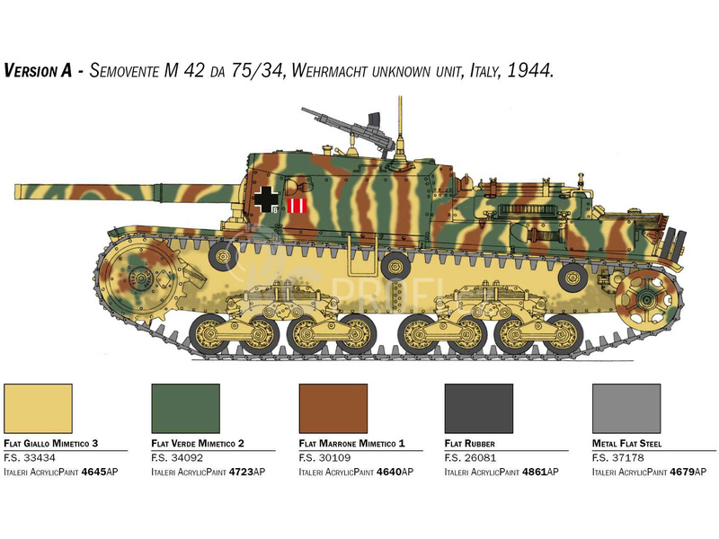 Italeri Semovente M42 da 75/34 (1:35)