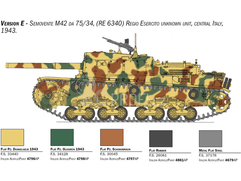 Italeri Semovente M42 da 75/34 (1:35)