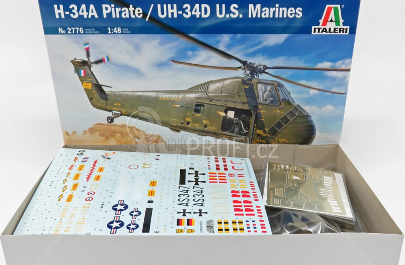 Italeri Sikorsky Uh-34d Helicopter U.s.a. Marines 1974 1:48 /
