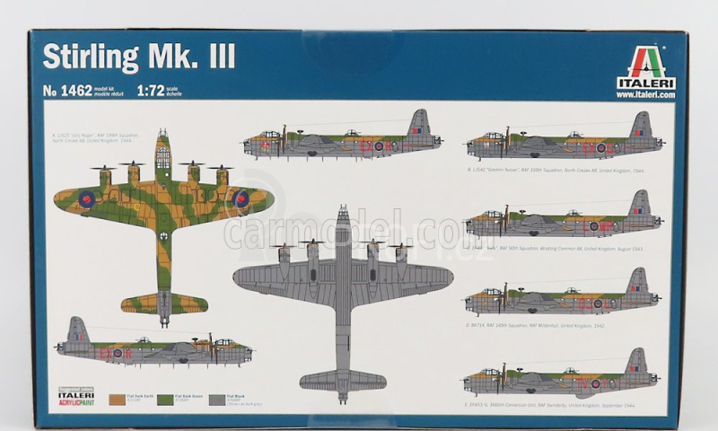 Italeri Stirling Mk.iii Military Airplane 1939 1:72 /