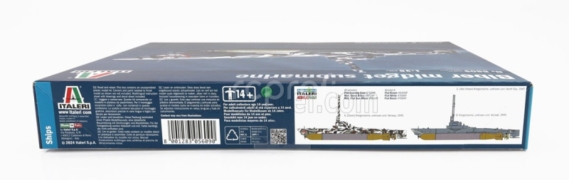 Italeri Submarines Sommergibile Biber Midget Military 1945 1:35 /