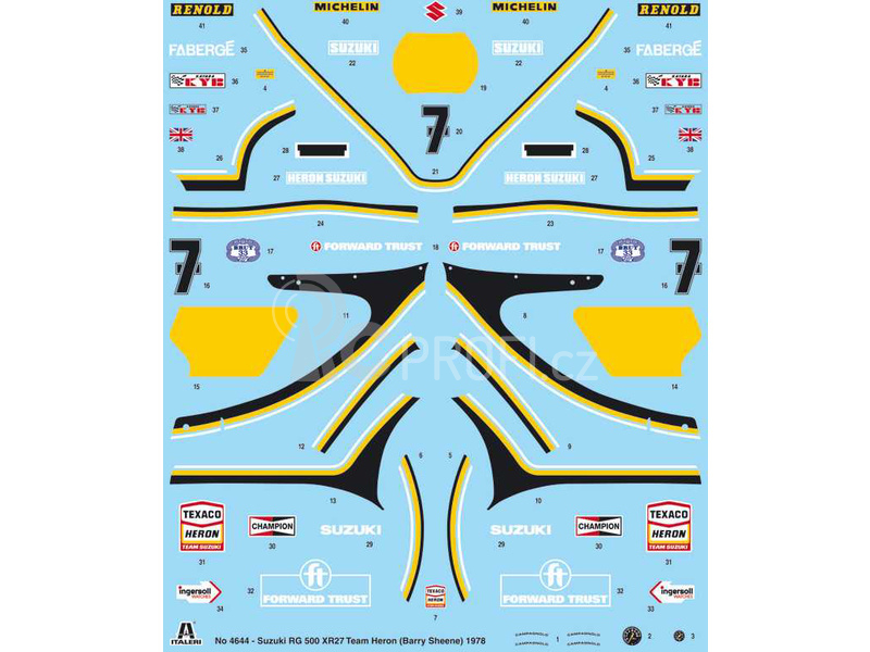Italeri Suzuki RG 500 XR27 Team Heron - Barry Sheene 1978 (1:9)
