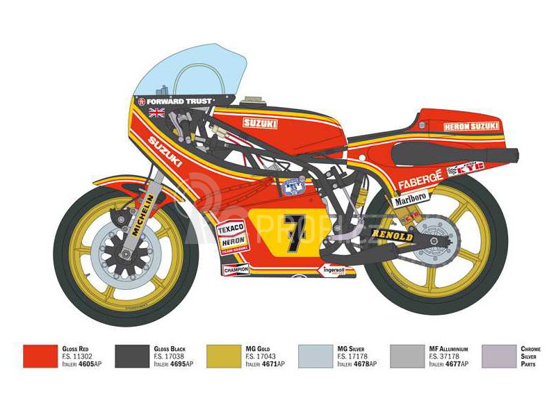 Italeri Suzuki RG 500 XR27 Team Heron - Barry Sheene 1978 (1:9)