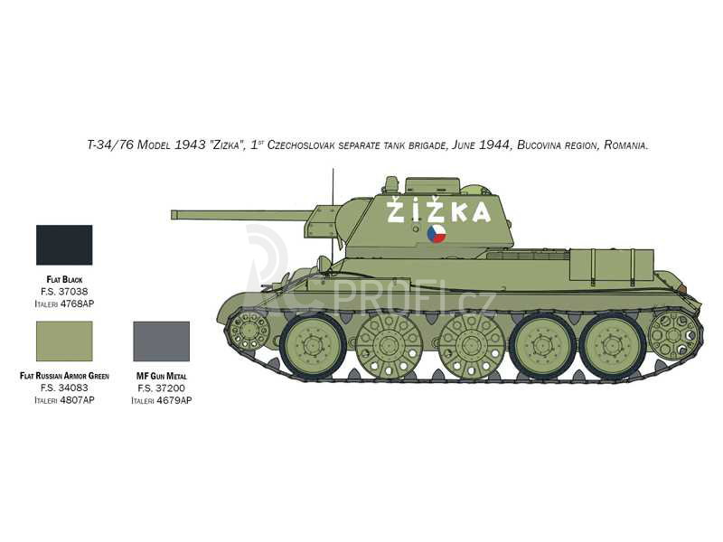 Italeri T-34/76 Model 1943 (1:72)