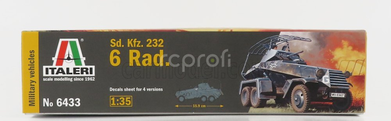 Italeri Tank 6 Rad. Truck Military Sd. Kfz. 232 1942 1:35 /