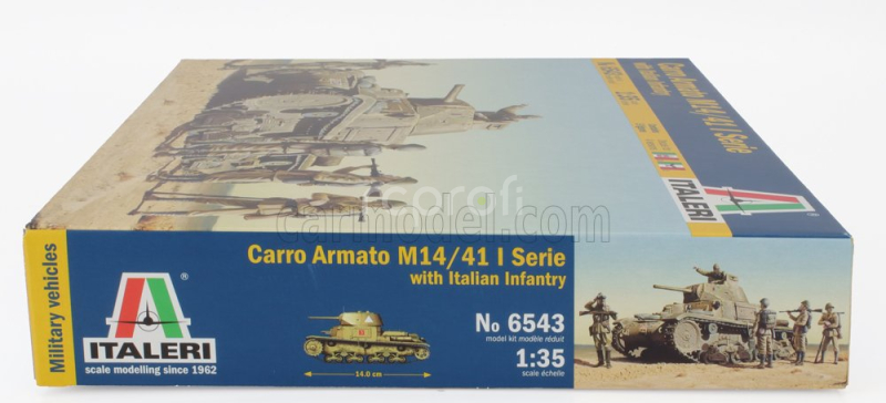 Italeri Tank M14/41 I Series With Italian Infantry Military 1945 1:35 /
