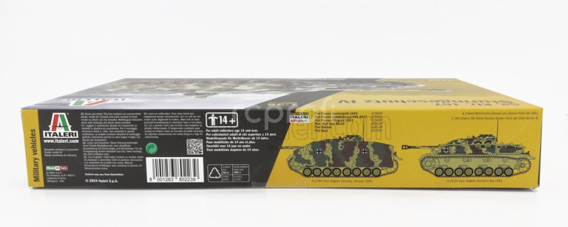 Italeri Tank Sd. Kfz. 167 Sturmgeschutz Panzer 1943 1:35 /