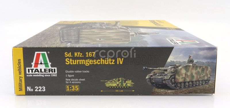 Italeri Tank Sd. Kfz. 167 Sturmgeschutz Panzer 1943 1:35 /