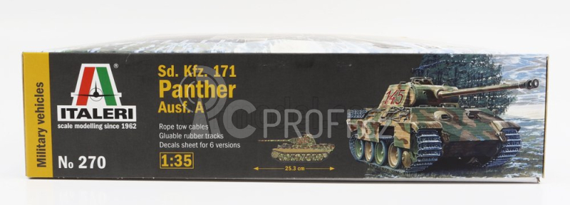 Italeri Tank Sd.kfz. 171 Panther Ausf.a Military 1945 1:35 /