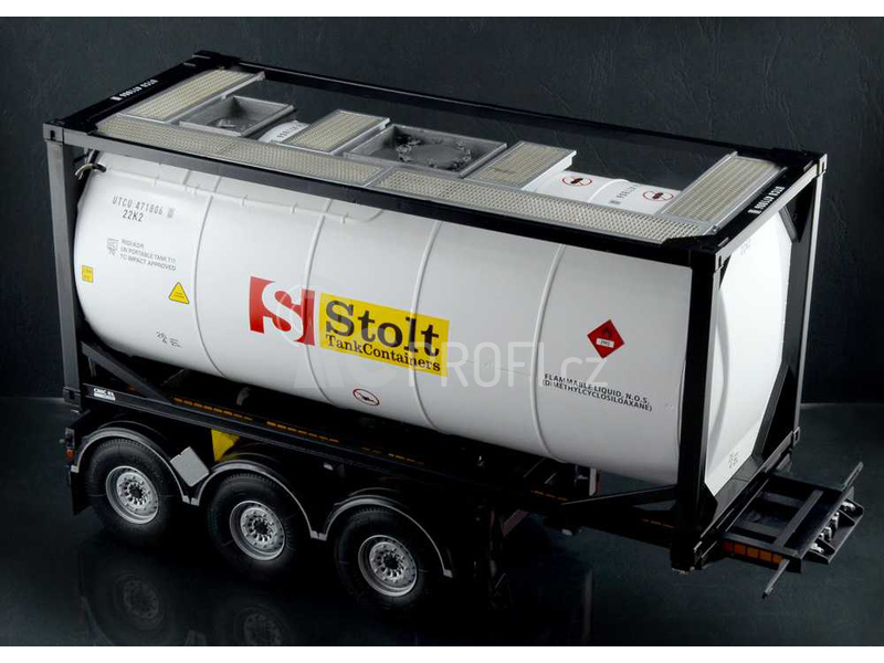 Italeri Tecnocar Trailer s 20 stopou cisternou (1:24)