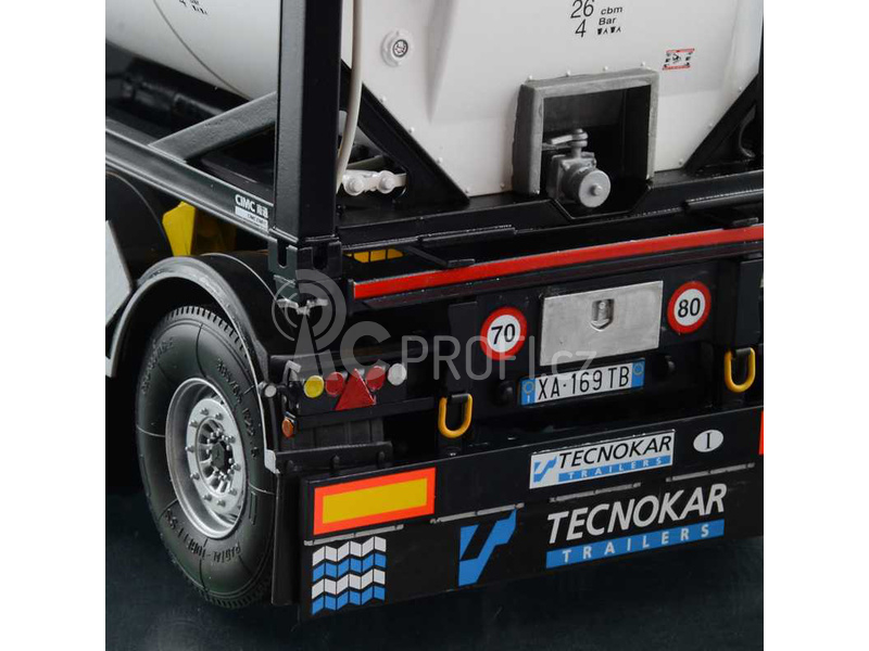 Italeri Tecnocar Trailer s 20 stopou cisternou (1:24)