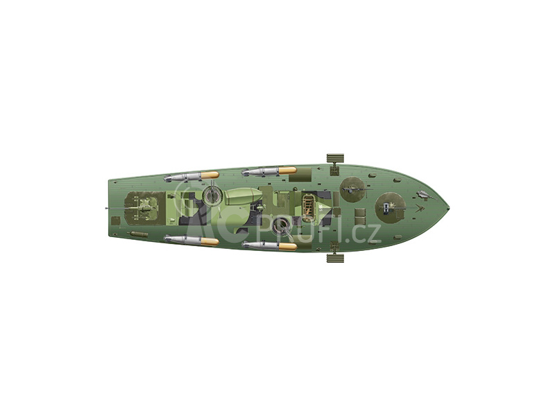 Italeri torpédoborec Elco 80 PT-596 (1:35)