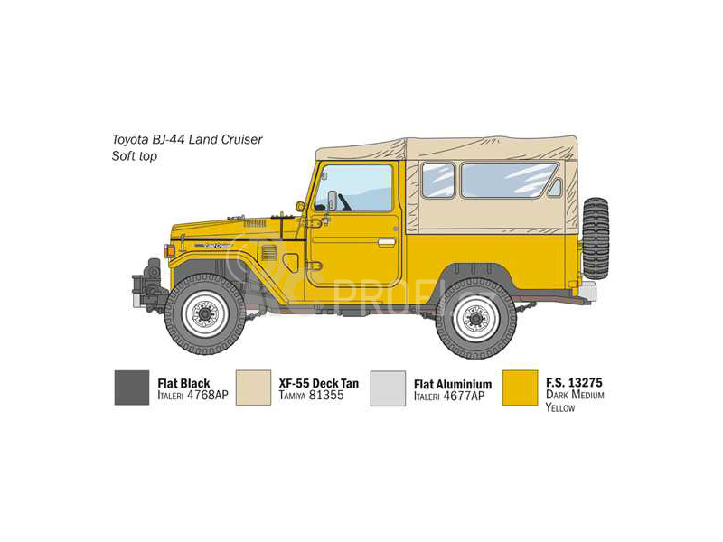 Italeri Toyota Land Cruiser BJ-44 (1:24)