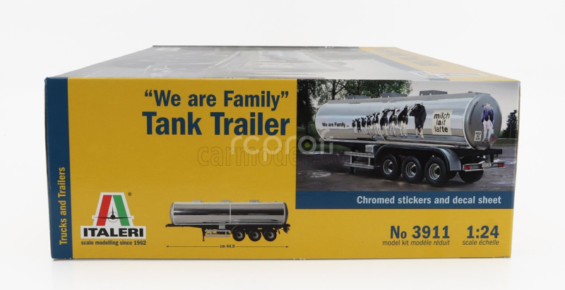 Italeri Trailer Tank Trailer For Truck - We Are Familiy - Trasporto Latte 1:24 /