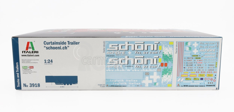 Italeri Trailer Trailer For Truck - Rimorchio Telonato - Choeni.ch Transports 1:24 /