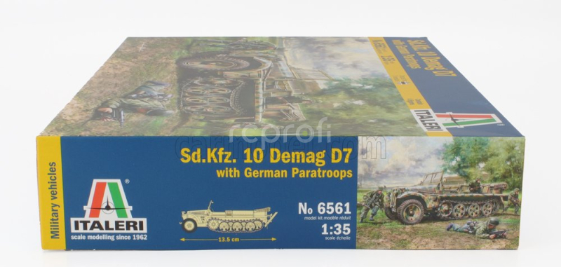 Italeri Truck Sd.kfz. 10 Demag D7 With German Paratroops Military 1945 1:35 /