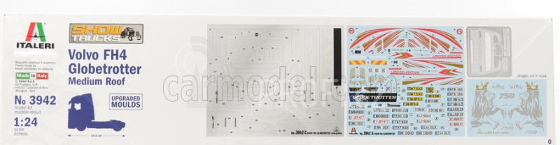 Italeri Volvo Fh4 500 Tractor Truck 2-assi 2016 1:24 /