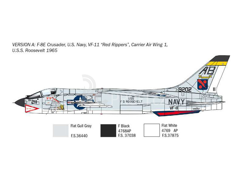 Italeri Vought F-8E Crusader (1:72)