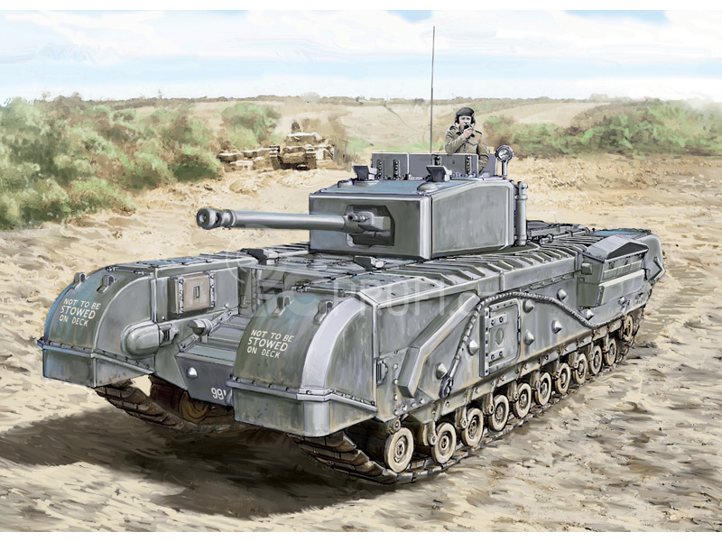 Italeri Wargames - Churchill Mk.III / IV / AVRE / NA75 (1:56)