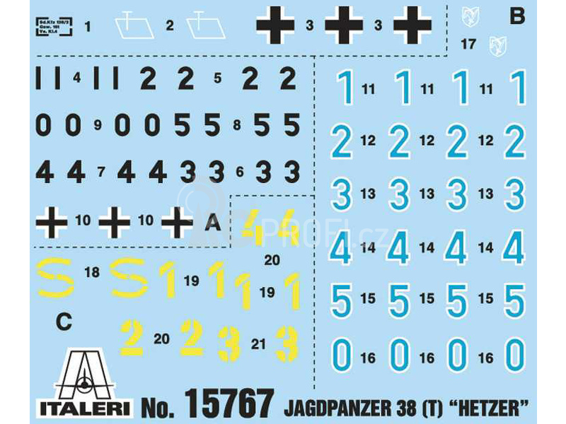 Italeri Wargames Jagdpanzer 38(t) Hetzer (1:56)