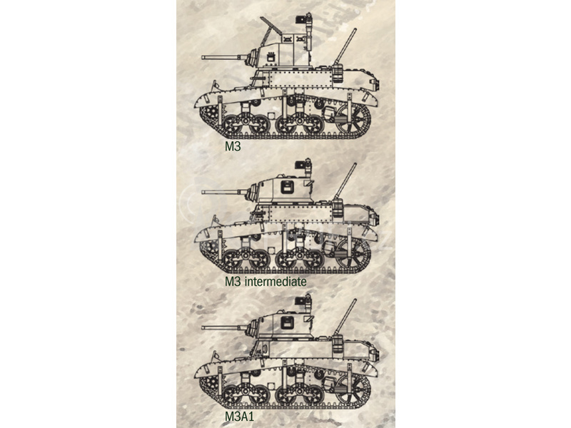 Italeri Wargames - M3/M3A1 Stuart (1:56)